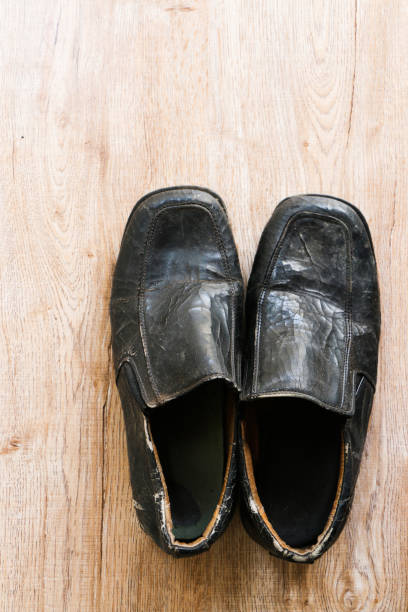 istock retro old vintage leather shoe 1186327060