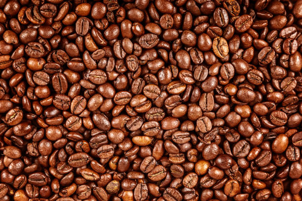 istock Grains of roasted coffee as a background 1186330147