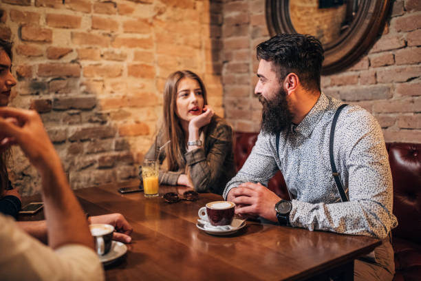 istock Friends in cafe 1186330980