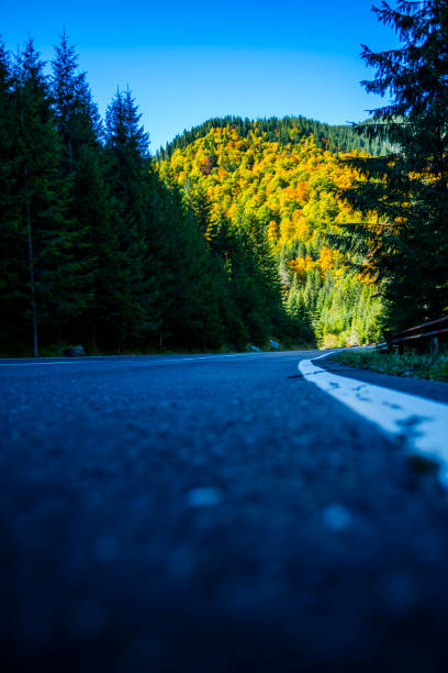 istock Amazing road in the Carpathian Mountain ,Transfagarasan 1186342361