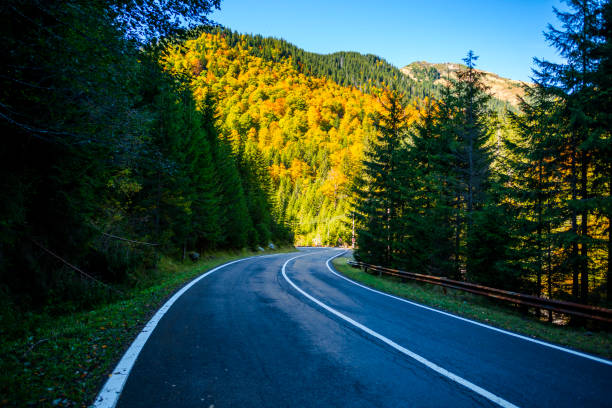 istock Amazing road in the Carpathian Mountain ,Transfagarasan 1186342630