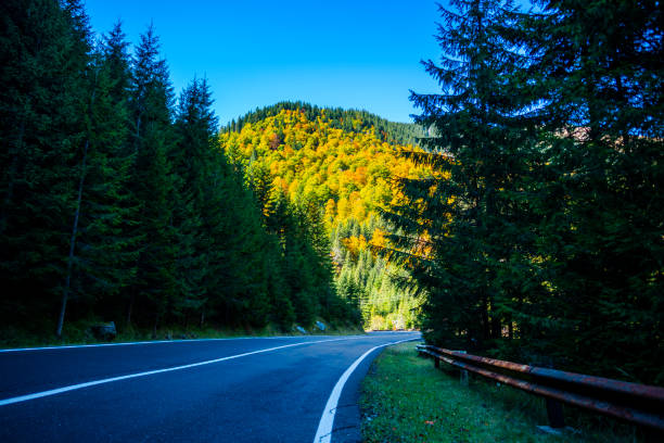 istock Amazing road in the Carpathian Mountain ,Transfagarasan 1186342885