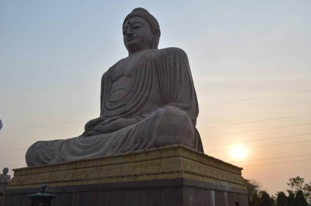 istock 80 ft Buddha statue, Daijokyo Budhist temple, Bodhgaya, Bihar 1186351413