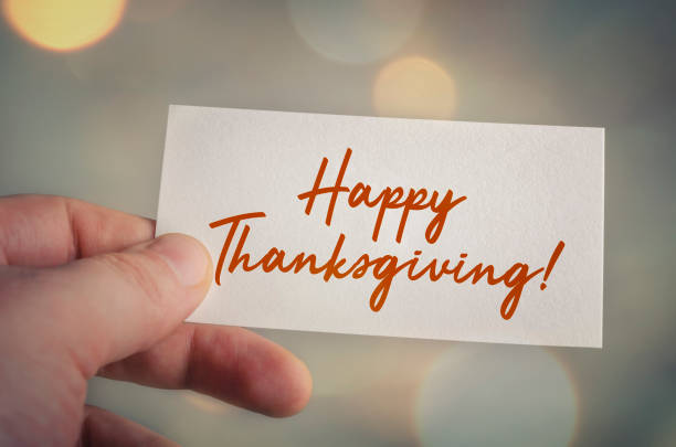 istock Happy Thanksgiving Day card 1186352104