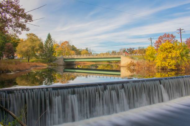istock Autumn waterfall in New Jersey 1186353349