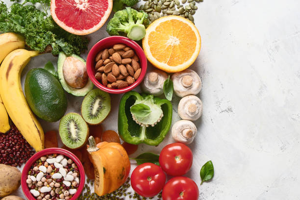 istock Healthy foods high in potassium 1186357099