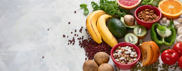istock Healthy foods high in potassium 1186357121