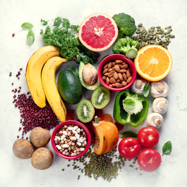 istock Healthy foods high in potassium 1186357123
