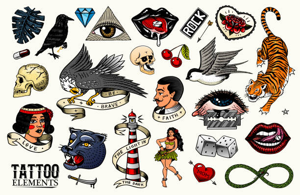 419,540 Tattoo Illustrations & Clip Art - iStock | Tattoo artist, Tattoo  removal, Tattoo design