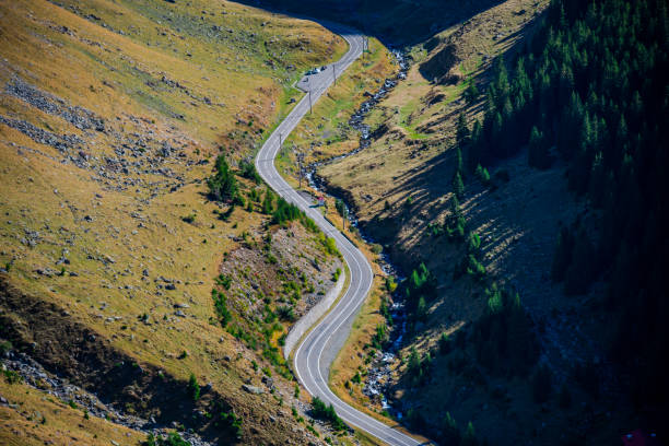 istock Amazing road in the Carpathian Mountain ,Transfagarasan 1186361284