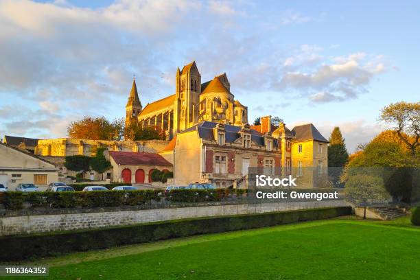 Priory Church Of Saintleudesserent Stock Photo - Download Image Now - Hauts-de-France, Architecture, Building Exterior