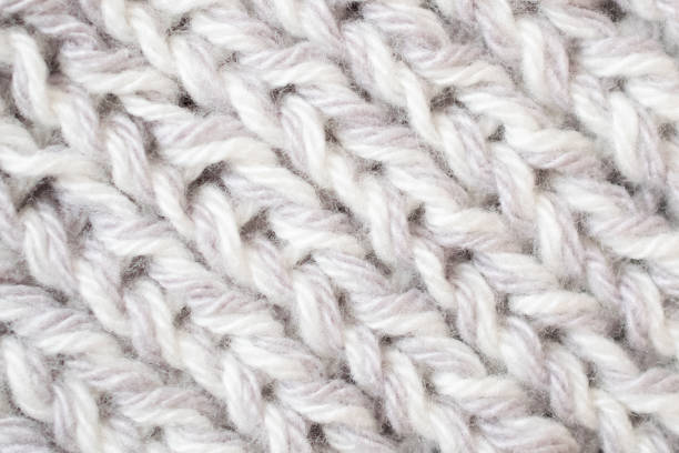 istock Knitted texture of white color. 1186368726