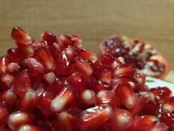 istock Common pomegranate in the fresh. Pomegranate fruit. Punica granatum. 1186370390