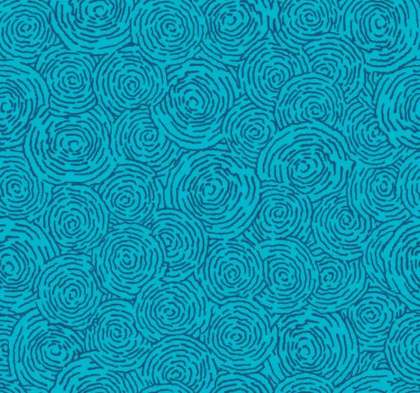 Vector illustration of Ripples Texture Seamless Abstract Background