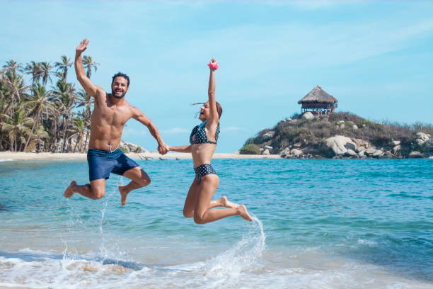 istock latin couple on vacation in tayrona 1186371805