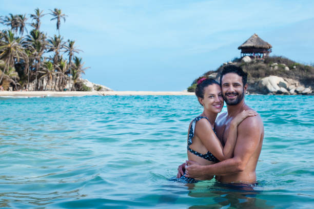 istock latin couple on vacation in tayrona 1186371817