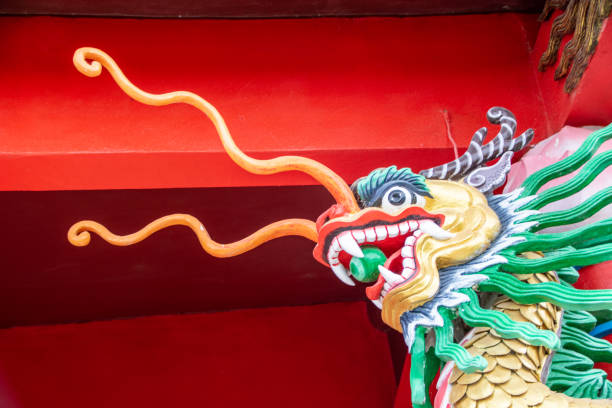 istock Dragon image in a buddhist tai temple 1186375022