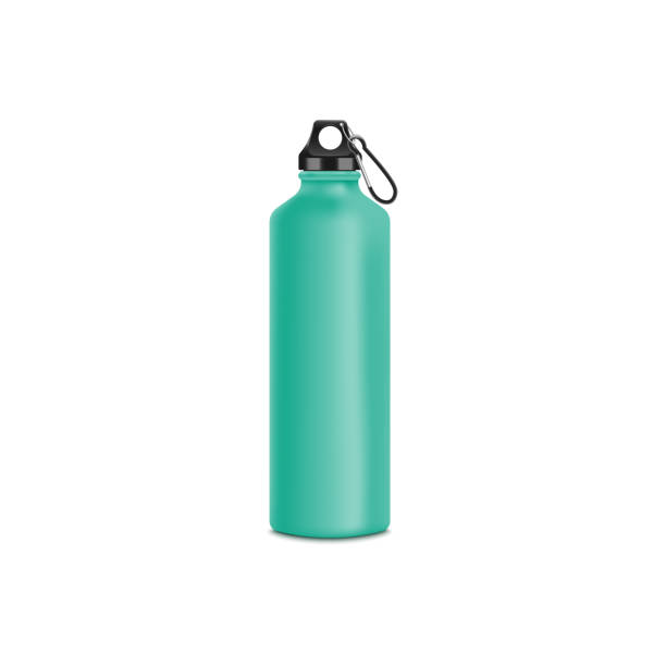 istock Sport or touristic water blue bottle 3d vector mockup illustration isolated. 1186375364