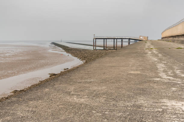 Coast in Heysham, Lancashire, England