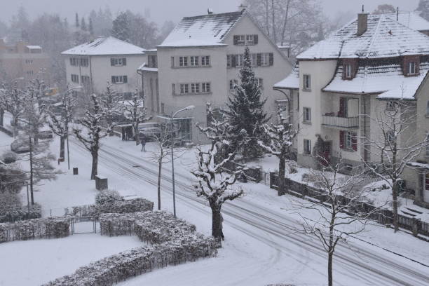 istock Some Snow moments in Switzerland - Thun 1186377909