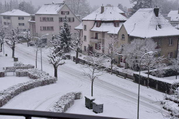 istock Some Snow moments in Switzerland - Thun 1186377924