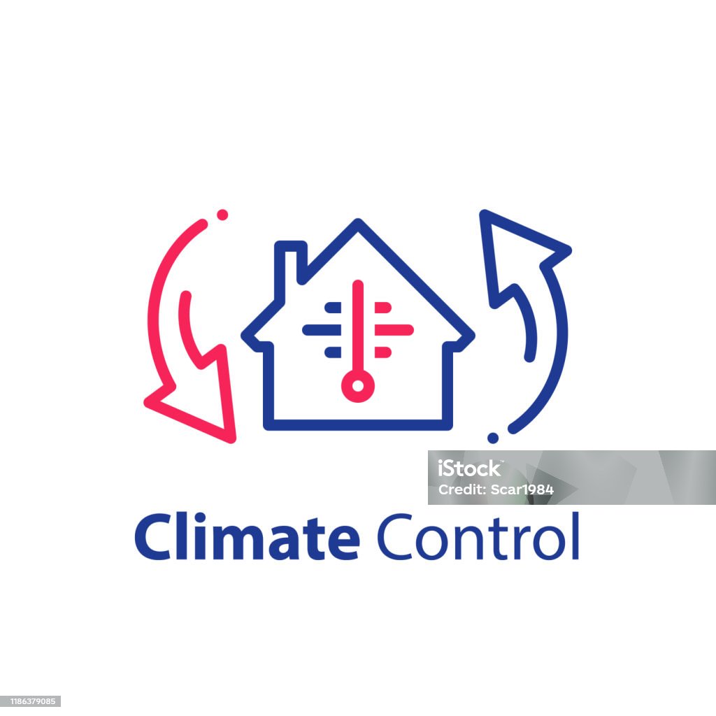 Climate Control Visuals Climate Control System Change Temperature Air Conditioning Cooling Or ...