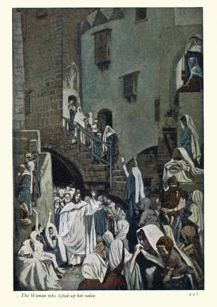 istock The Woman Who Lifted Up Her Voice, New Testament 1186385559