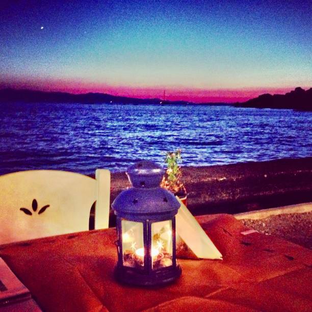 istock Romantic sunset in Aegina 1186387490