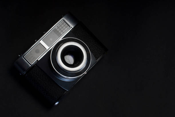 istock Camera on film with 50 mm 1186387585