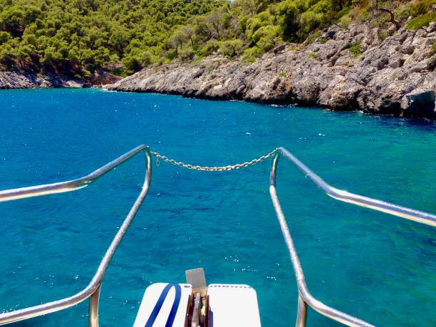 istock Around Aegina island by boat 1186390424