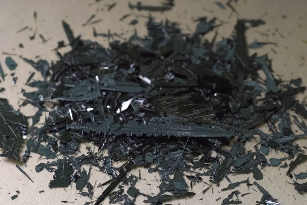 Crystals of iodine, iodine in metal form. Crystals of iodine, iodine in a metal form. iodine crystals stock pictures, royalty-free photos & images