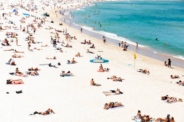 istock Hot summer day on the beach, background with copy space 1186397275