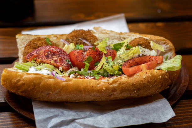 istock A big Falafel Sandwich 1186397524