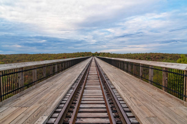 Walkway At The Kinzua Bridge State Park in Pennsylvania