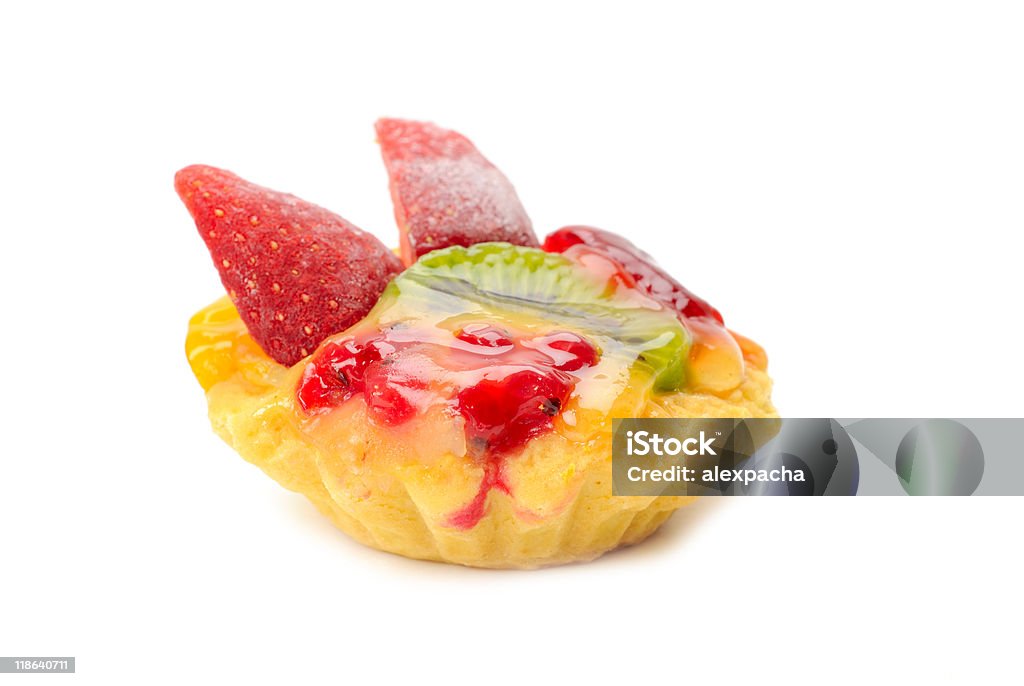 italian pastry with fruits Petit Four Stock Photo