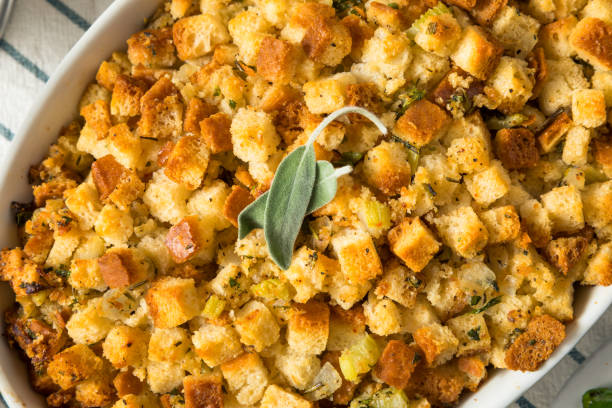 istock Homemade Thanksgiving Dressing Stuffing 1186409007