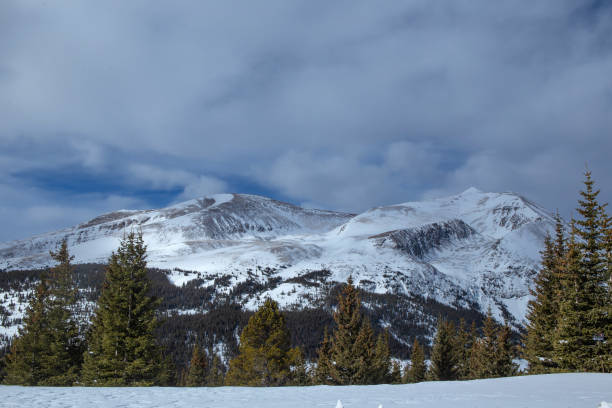 Mountain Peaks and Clouds from Hoosier Pass, Colorado