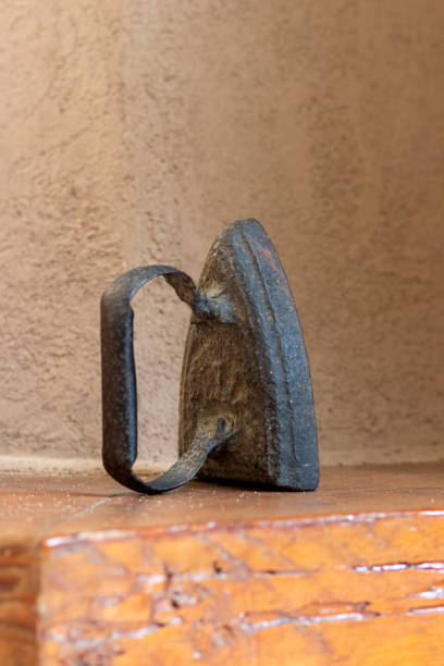 istock Old iron, used with fire to iron 1186413838