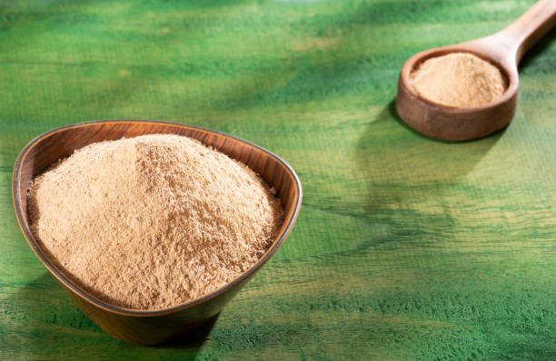 istock Dry Organic Maca Powder - Lepidium meyenii 1186423888