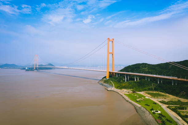 istock Xiqiaomen Bridge, Zhoushan, China 1186425382