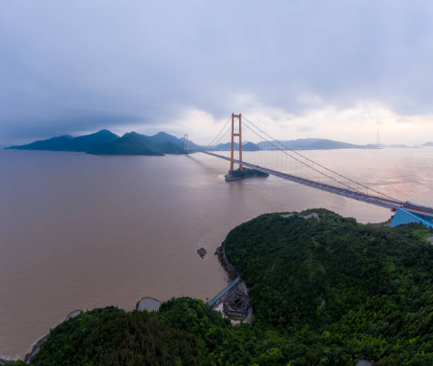 istock Xiqiaomen Bridge, Zhoushan, China 1186425390
