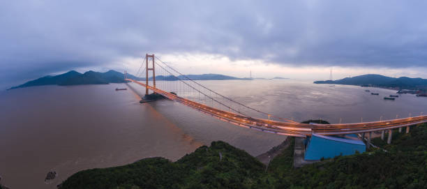 istock Xiqiaomen Bridge, Zhoushan, China 1186425394