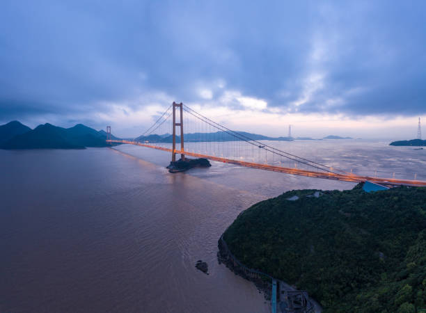 istock Xiqiaomen Bridge, Zhoushan, China 1186425413
