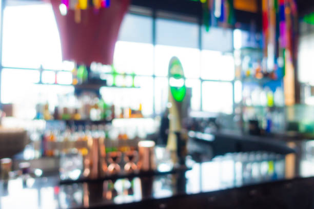 istock Abstract blur restaurant and coffee shop cafe 1186425916