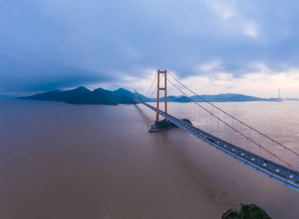 istock Xiqiaomen Bridge, Zhoushan, China 1186425937