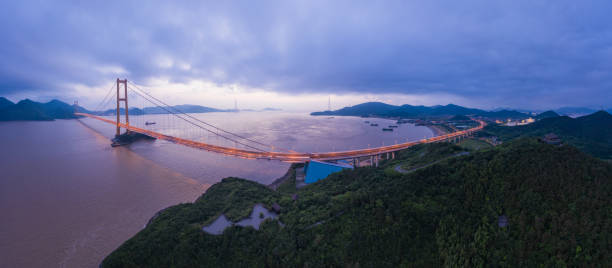 istock Xiqiaomen Bridge, Zhoushan, China 1186425939