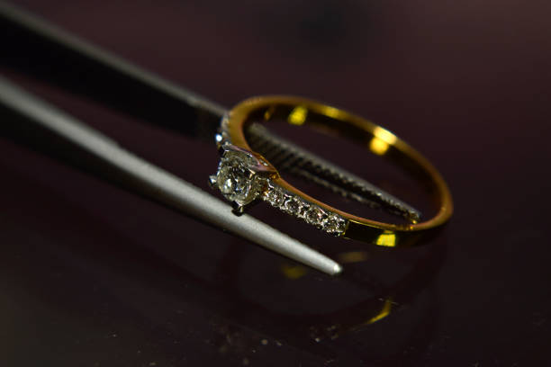 istock Gold diamond ring Rare and expensive in thailand 1186429809