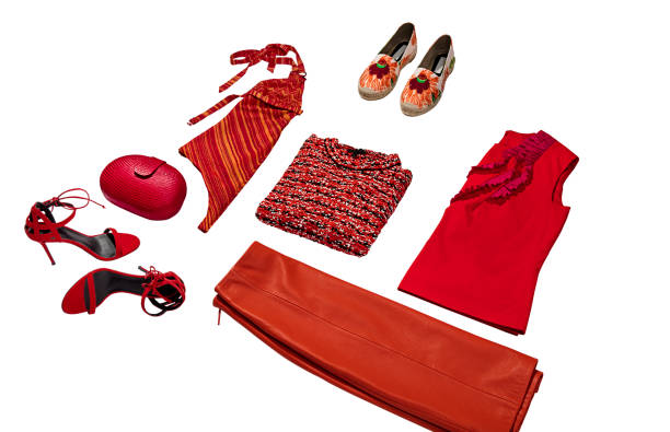 istock Women’s clothing with personal accessories 1186441426