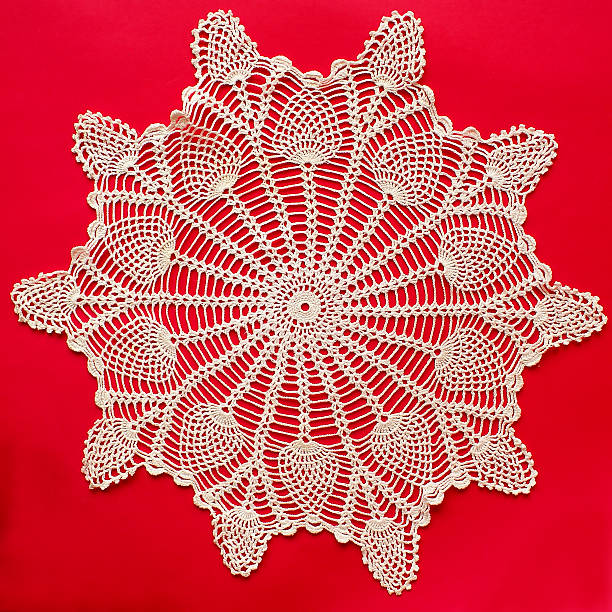 Vintage doily Antique (at least 50 years old) hand made doily lacemaking photos stock pictures, royalty-free photos & images