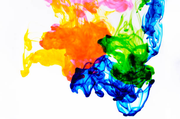 istock Food color drop and dissolve in water. 1186443482